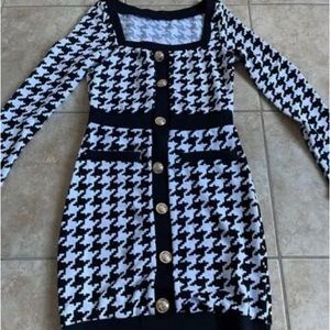 Cute black and white dress